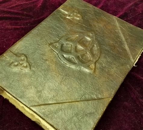 Leather Triquetra Book Of Shadows A4 Size 1000 Pages Etsy