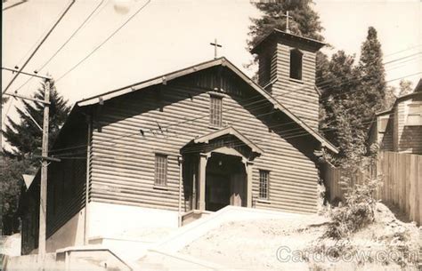 A Small Church Guerneville, CA Postcard