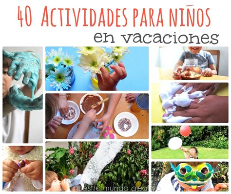 Artividades Llegaron Las Vacaciones Actividades Para Niños