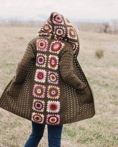 25 Crochet Granny Square Cardigan Patterns Crochet News