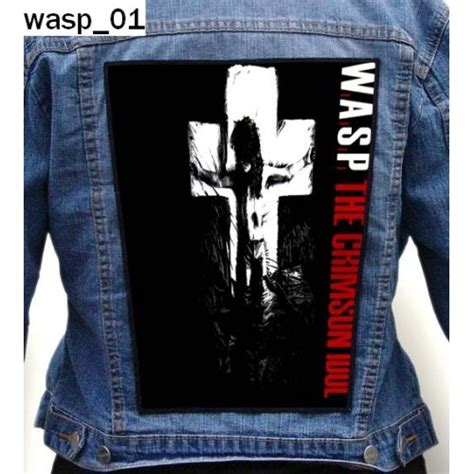 Wasp Photo Quality Printed Back Patch King Of Patches