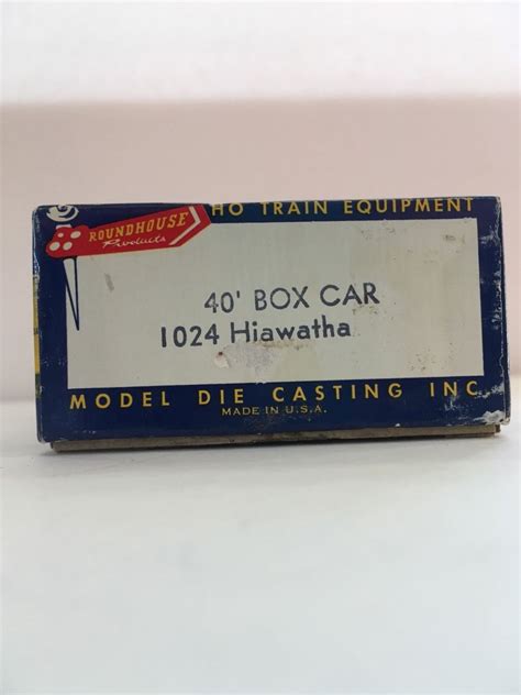 Ho Scale Rdhouse Train 1024 Milwaukee Hiawatha 40 Box Car 25006 Nib