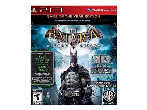 Batman Arkham Asylum Game Of The Year PlayStation 3 Newegg