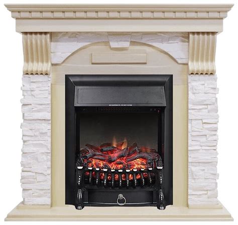 Электрический электрический камин Royal Flame Fobos FX black + портал ...