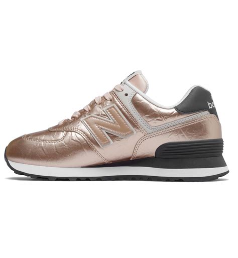 New Balance 574 Metallic Leather Sneakers Donna