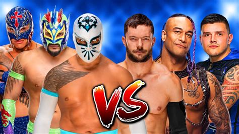 Rey Mysterio Kalisto Sin Cara Vs Finn Balor Dominik Mysterio