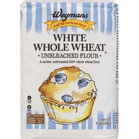 Wegmans Food You Feel Good About White Whole Wheat Unbleached Flour 5