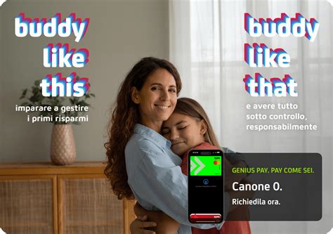 Genius Pay Carta Ricaricabile Per Minorenni Canone 0 Buddy UniCredit