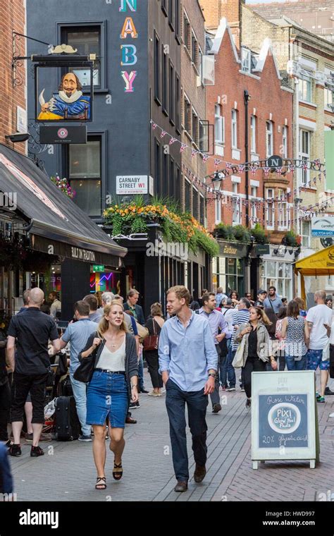 United Kingdom London Soho District Carnaby Street Fouberts Square