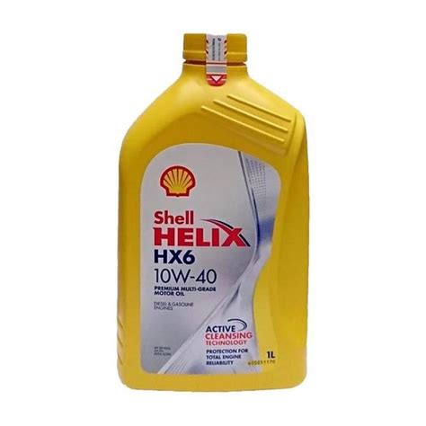 Jual Oli Mesin Shell Helix Hx 6 10W 40 1 Liter Original Shell 42240