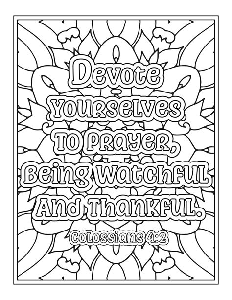 Gratitude Bible Verse Coloring Book Adult Quotes Coloring Pages