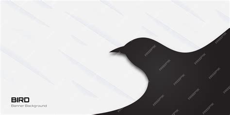 Premium Vector Flying Bird Background Over White Background