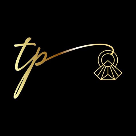 Premium Vector Tp Initial Logo Wedding Handwriting Jewelry Logo