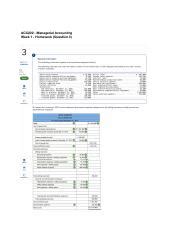 ACC202 Managerial Accounting Week 1 Homework Question 3 Pdf