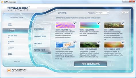 Benchmark Descriptions Futuremark 3dmark Vantage