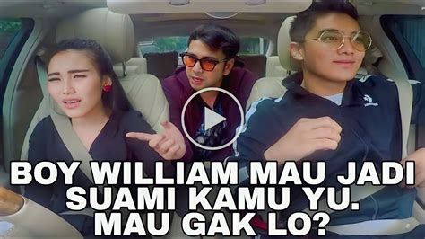 Ditanya Raffi Ahmad Tentang Sosok Istri Ideal Boy William Mantap Pilih