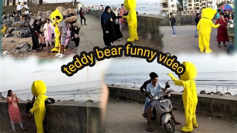 Teddy Bear Funny Dance In Public Place 2023 New Video Public Relation