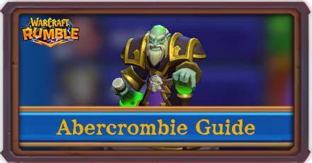 Abercrombie Duskwood Campaign Guide Warcraft Rumblegame