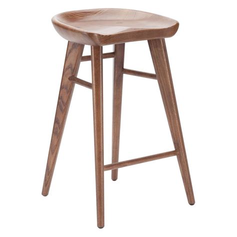 Kami Bar Stool Bar Stools Solid Wood Design Backless Bar Stools