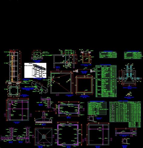 Elevated Water Tank 30m3 Dwg Detail For Autocad • Designs Cad