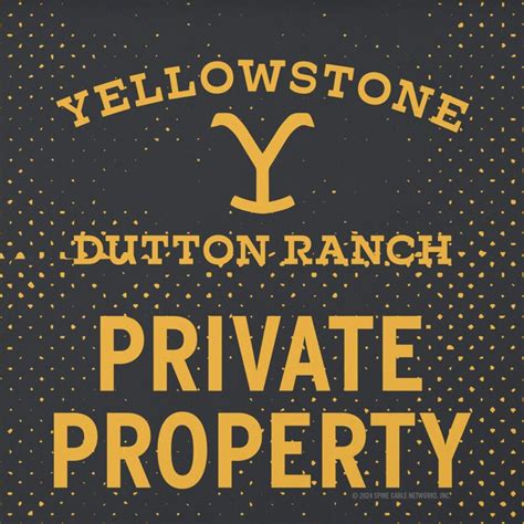 Yellowstone Dutton Ranch Private Property Laptop Sleeve Paramount Shop