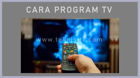 Cara Program Tv Semua Merk Channel Suara