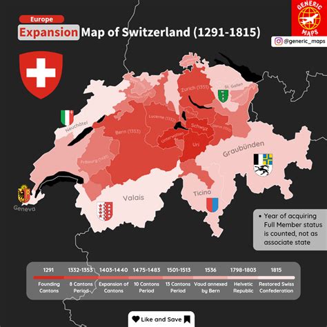 Expansion Map Of Switzerland Maps On The Web