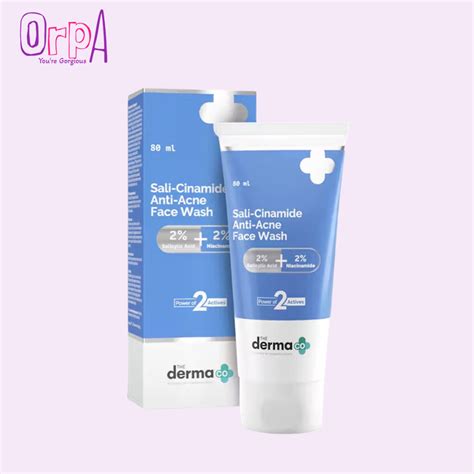 The Derma Co Sali Cinamide Anti Acne Face Wash 80ml Orpa