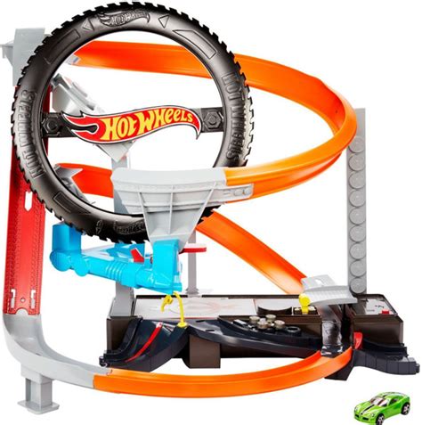 Игрушечный трек Mattel Hot Wheels Сити Шиномонтажная мастерская GJL16 купить на OZON по низкой