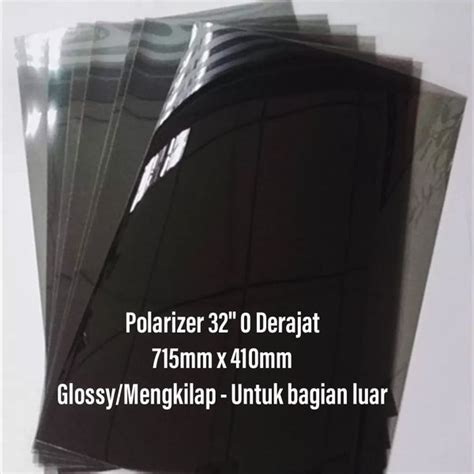 Jual Polarizer Plastik Film Polaris Polarized LCD TV 32 Inch 0 Derajat