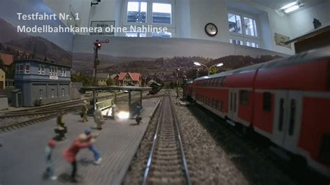 Videokamera für Führerstandsmitfahrten bei Modelleisenbahnen JVC