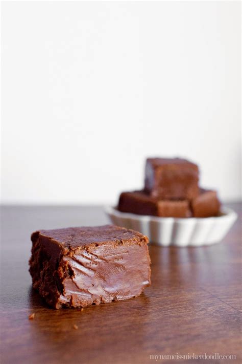 Simple And Classic Chocolate Fudge Recipe My Name Is Snickerdoodle