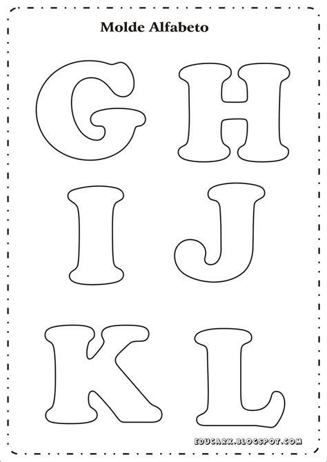 Moldes De Letras Grandes Para Imprimir Atividades Para Free Printable