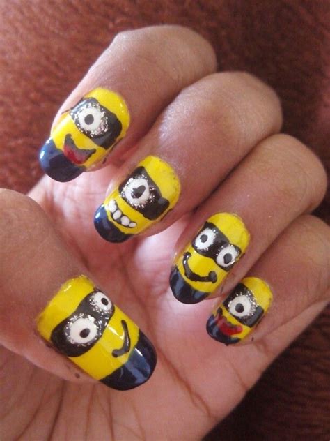 My Minion Nail Minion Nails Minions Nail Arts Creative Fashion