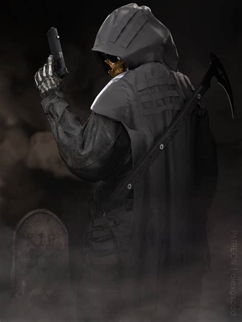 Gilded Reaper Ghost by alexGSCOD on DeviantArt