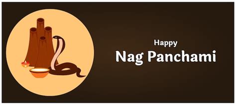 Premium Vector Happy Nag Panchami Indian Hindu Festival Celebration