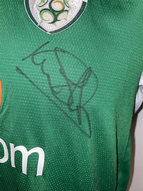 Signed Kevin Sheedy Republic Of Ireland Shirt Its Signed Memorabilia