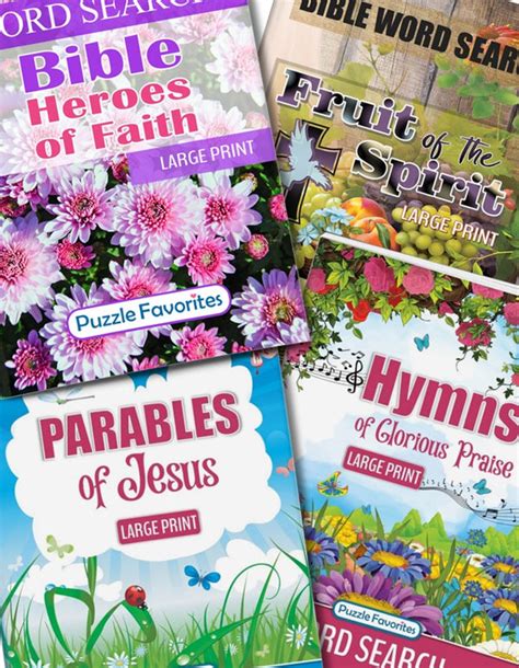 Bible Puzzle Books Puzzle Favorites