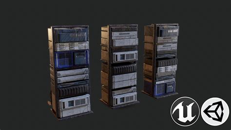 Old Server 3d Model Cgtrader