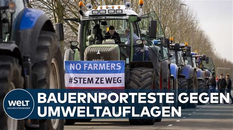 Bauerndemo Landwirte In Den Niederlanden Protestieren Gegen