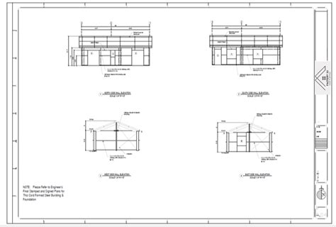 Architectural Plan Set - Factory 2U Steel Buildings