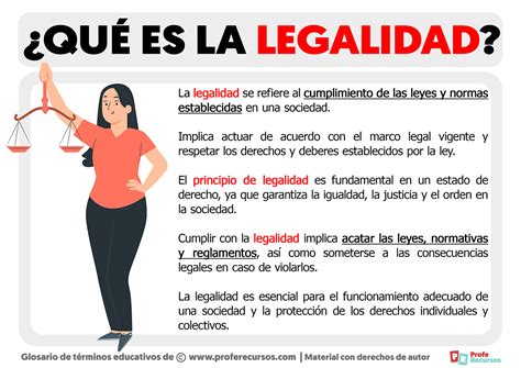 Qu Es La Legalidad Definici N De Legalidad