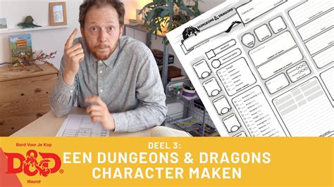 Een Dungeons And Dragons Character Maken Bord Voor Je Kop Dandd Maand