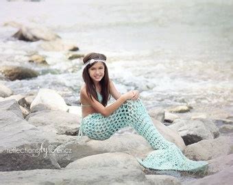 Set Of Crochet Patterns For Mermaid Tail And Shell Bikini Etsy