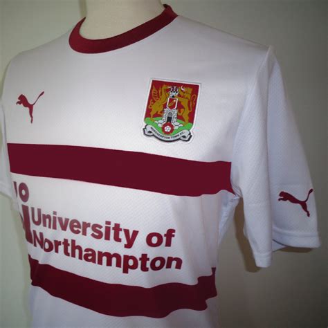 NORTHAMPTON TOWN FC Puma 2023 24 Away Football Shirt NEW Multiple