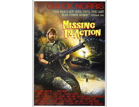 Missing In Action Movie Poster Print 1984 Action 1 Sheet | Etsy