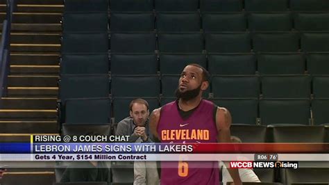 Lebron James Signs With Lakers Wccb Charlotte S Cw