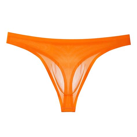 Pc Sexy Men S Seamless Sheer Bikini Briefs Bulge Pouch G Strings Thongs Underwear Underpants