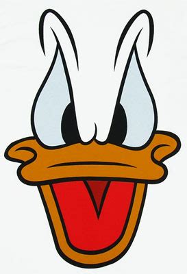 Donald Duck Angry Face