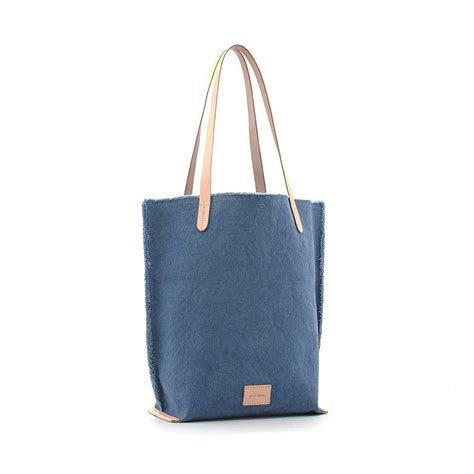 Graf Lantz Hana Tote Canvas Blue Canvas Re Soul